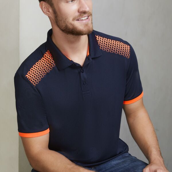Mens Galaxy Short Sleeve Polo Thumbnail