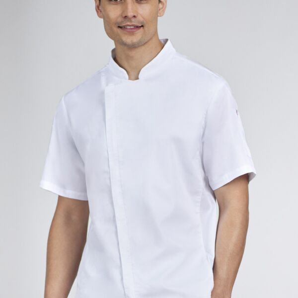 Mens Alfresco Short Sleeve Chef Jacket Thumbnail